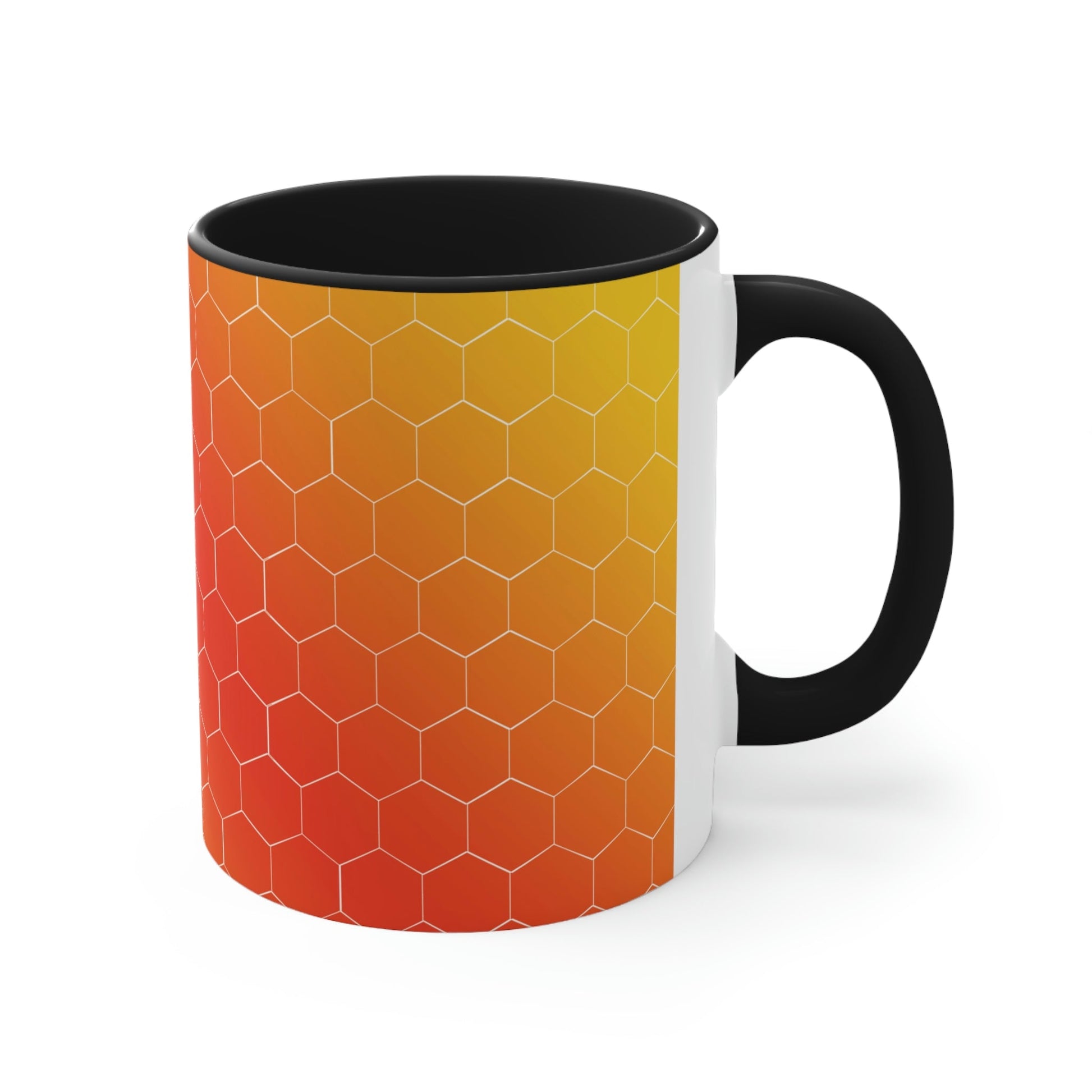 Bee Honeycomb Honey Nature Lovers Accent Coffee Mug 11oz Ichaku [Perfect Gifts Selection]