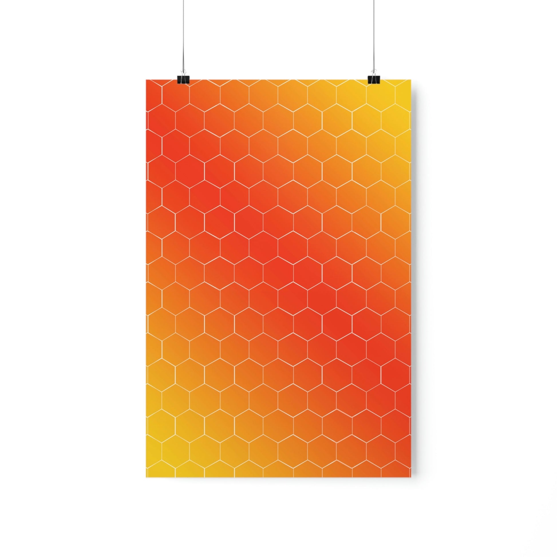 Bee  Honeycomb Honey Nature Lovers Art Premium Matte Vertical Posters Ichaku [Perfect Gifts Selection]