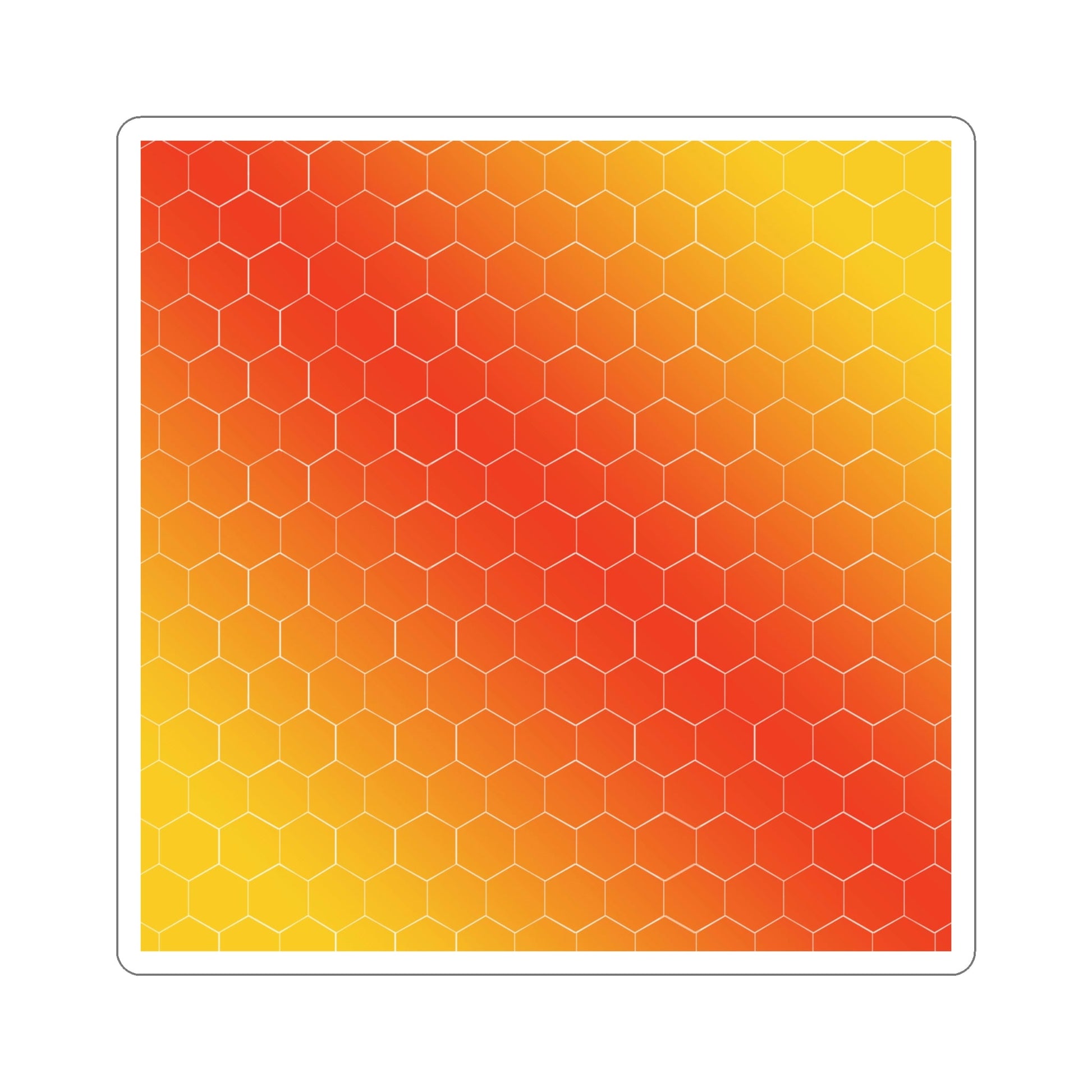 Bee  Honeycomb Honey Nature Lovers Die-Cut Sticker Ichaku [Perfect Gifts Selection]