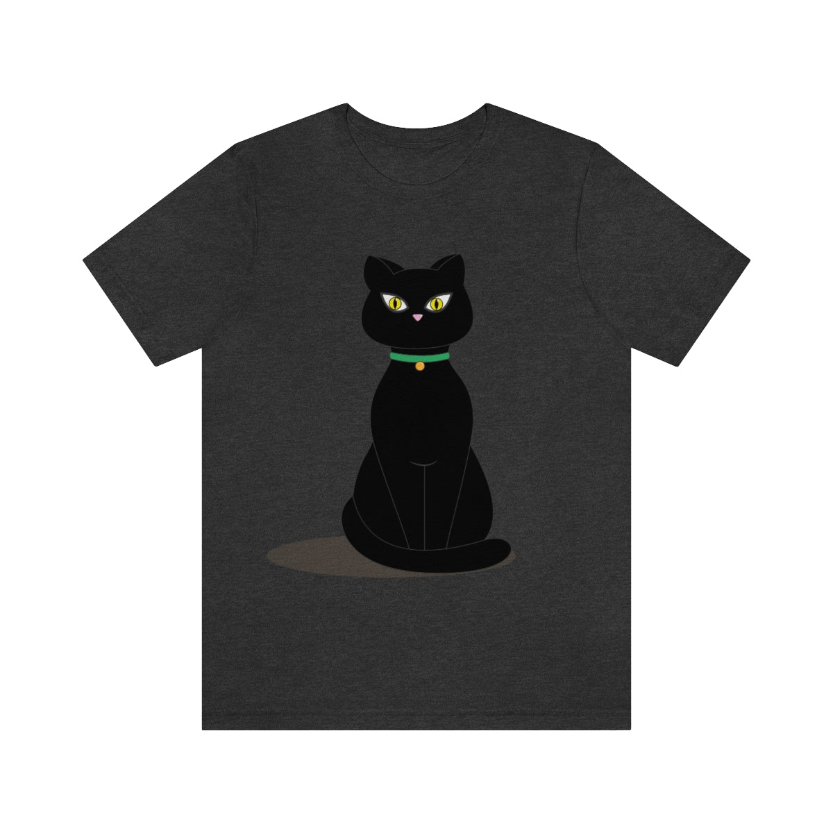 Black Cat Lovers Unisex Jersey Short Sleeve T-Shirt Ichaku [Perfect Gifts Selection]