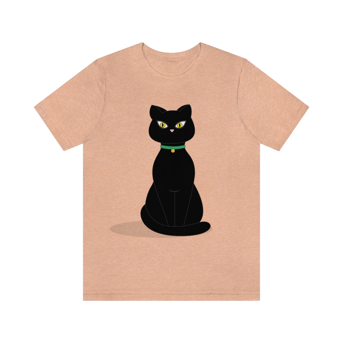 Black Cat Lovers Unisex Jersey Short Sleeve T-Shirt Ichaku [Perfect Gifts Selection]