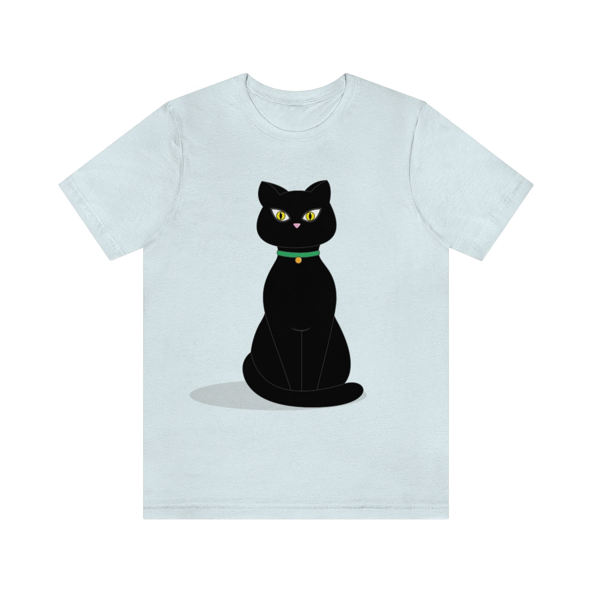 Black Cat Lovers Unisex Jersey Short Sleeve T-Shirt Ichaku [Perfect Gifts Selection]