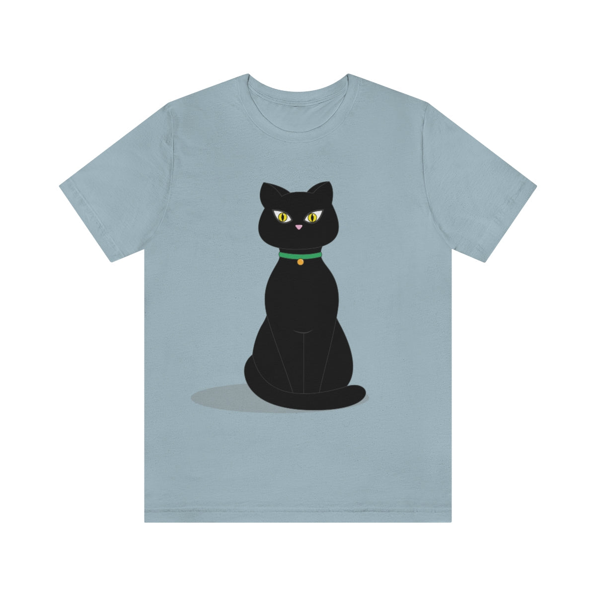 Black Cat Lovers Unisex Jersey Short Sleeve T-Shirt Ichaku [Perfect Gifts Selection]