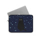 Black Cat Winter Snowflake Anime Art Laptop Sleeve Ichaku [Perfect Gifts Selection]