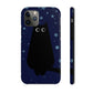 Black Cat Winter Snowflake Anime Art Tough Phone Cases Case-Mate Ichaku [Perfect Gifts Selection]