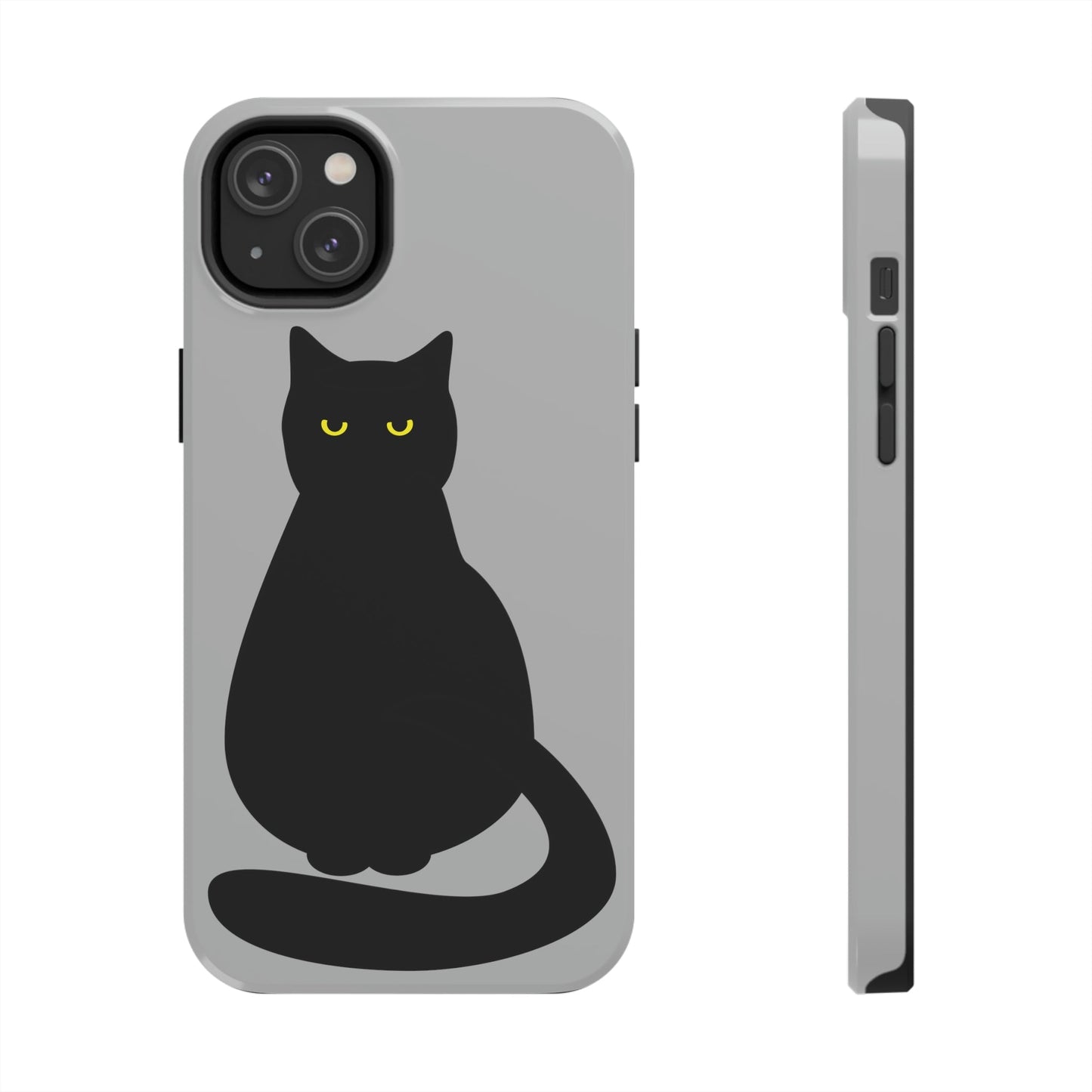 Black Cat with Eyes Animals Kitties Lovers Tough Phone Cases Case-Mate Ichaku [Perfect Gifts Selection]