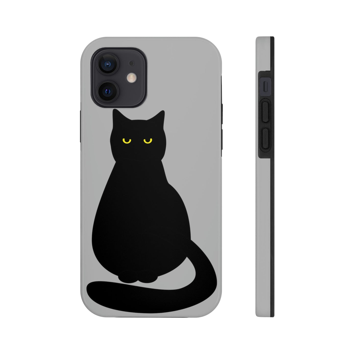 Black Cat with Eyes Animals Kitties Lovers Tough Phone Cases Case-Mate Ichaku [Perfect Gifts Selection]