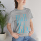 Blah Bla Bla Funny Typography Jersey Short Sleeve T-Shirt Ichaku [Perfect Gifts Selection]