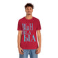 Blah Bla Bla Funny Typography Jersey Short Sleeve T-Shirt Ichaku [Perfect Gifts Selection]