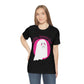 Boo Halloween White Cute Ghost Unisex Jersey Short Sleeve T-Shirt Ichaku [Perfect Gifts Selection]