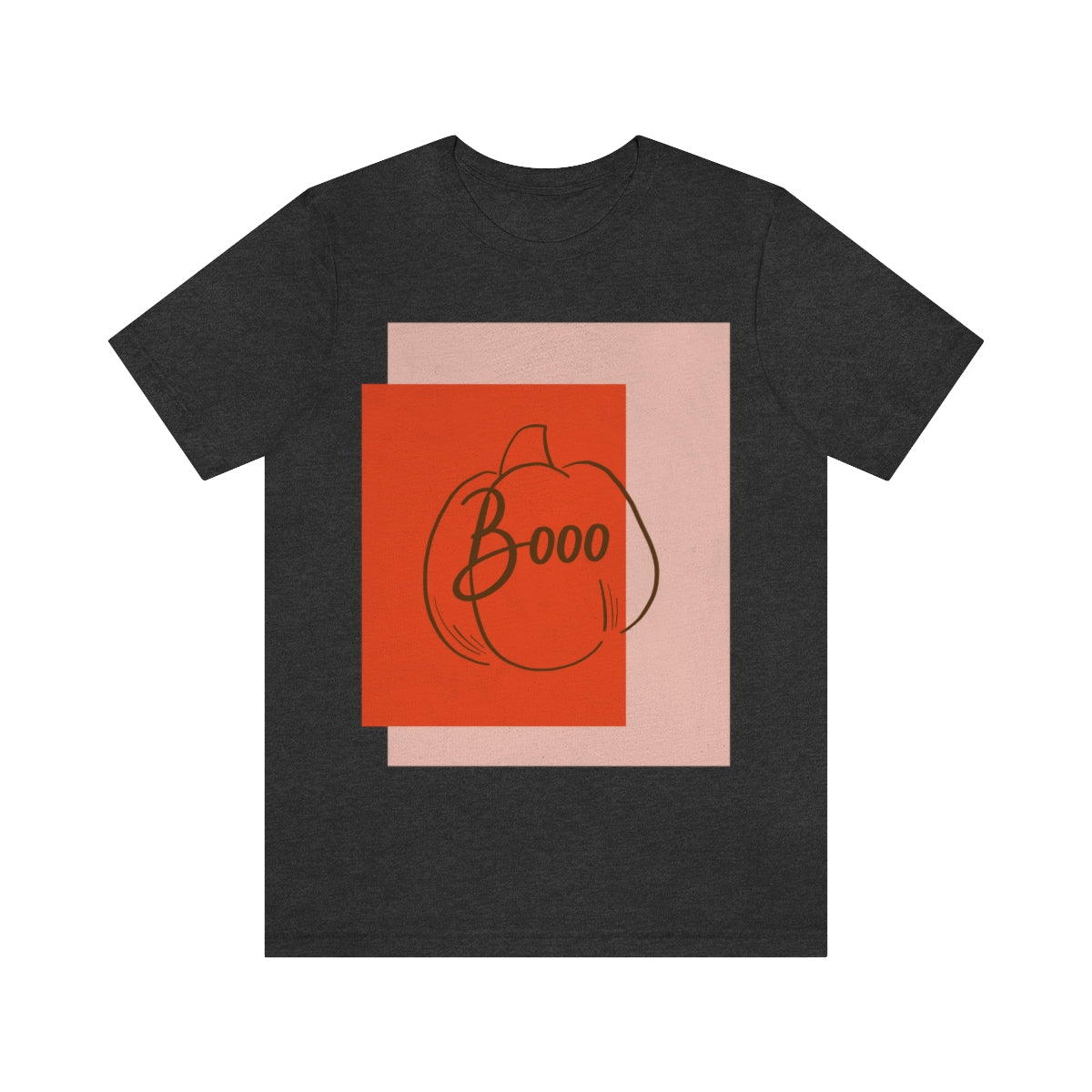 Booo! Halloween Cute Scary Pumpkin Jack O Lantern Unisex Jersey Short Sleeve T-Shirt Ichaku [Perfect Gifts Selection]