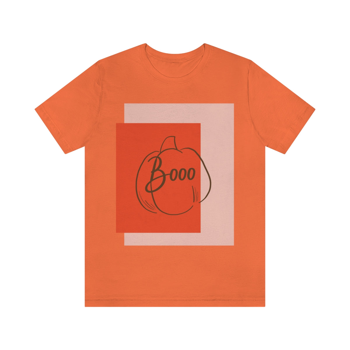 Booo! Halloween Cute Scary Pumpkin Jack O Lantern Unisex Jersey Short Sleeve T-Shirt Ichaku [Perfect Gifts Selection]