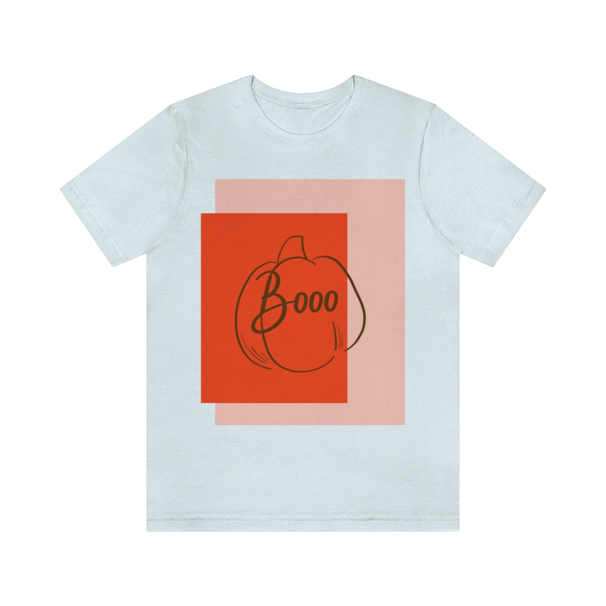 Booo! Halloween Cute Scary Pumpkin Jack O Lantern Unisex Jersey Short Sleeve T-Shirt Ichaku [Perfect Gifts Selection]