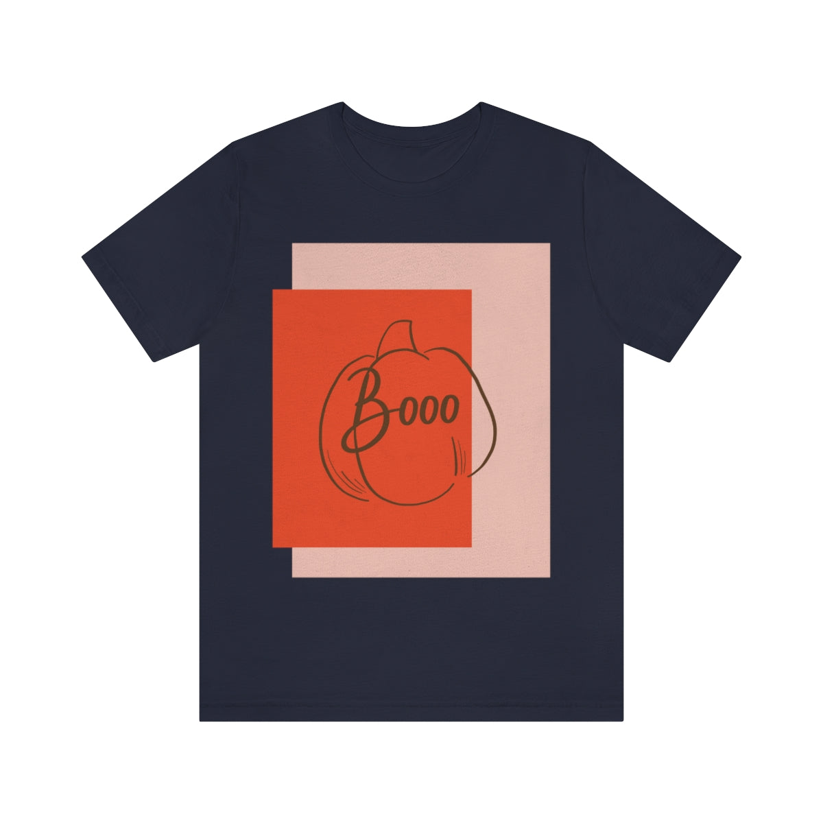 Booo! Halloween Cute Scary Pumpkin Jack O Lantern Unisex Jersey Short Sleeve T-Shirt Ichaku [Perfect Gifts Selection]