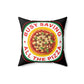 Busy Saving All The Pizza Food Lover Spun Polyester Square Pillow Ichaku [Perfect Gifts Selection]