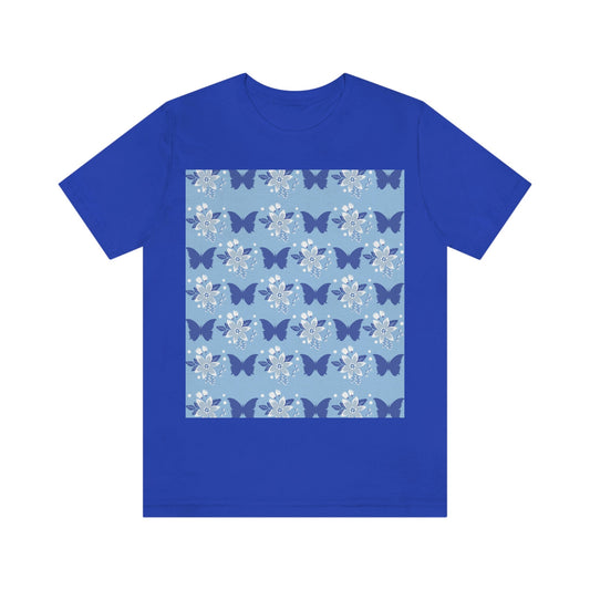 Butterfly Narure Animal Lovers  Unisex Jersey Short Sleeve T-Shirt Ichaku [Perfect Gifts Selection]