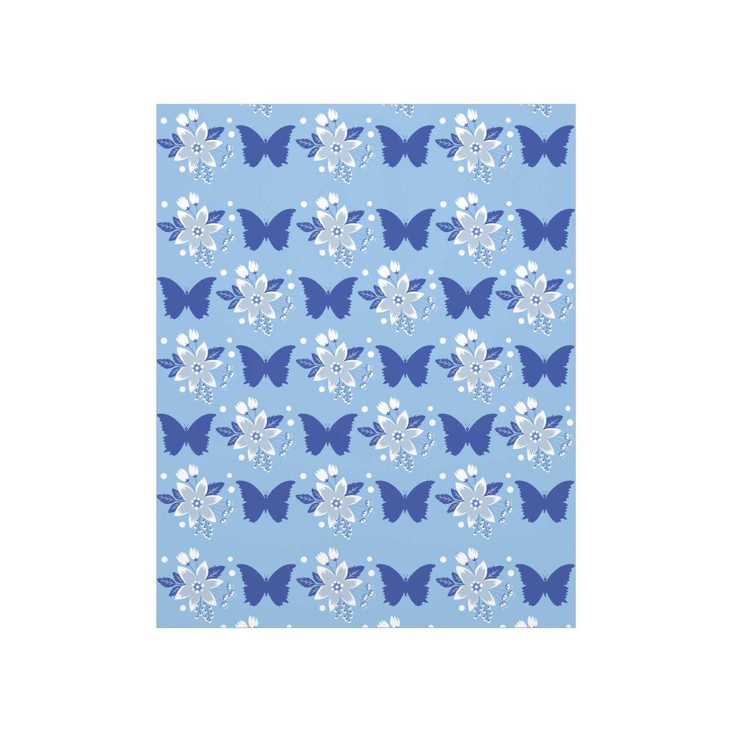 Butterfly Pattern Nature Animal Lovers Modern Art Premium Matte Vertical Posters Ichaku [Perfect Gifts Selection]