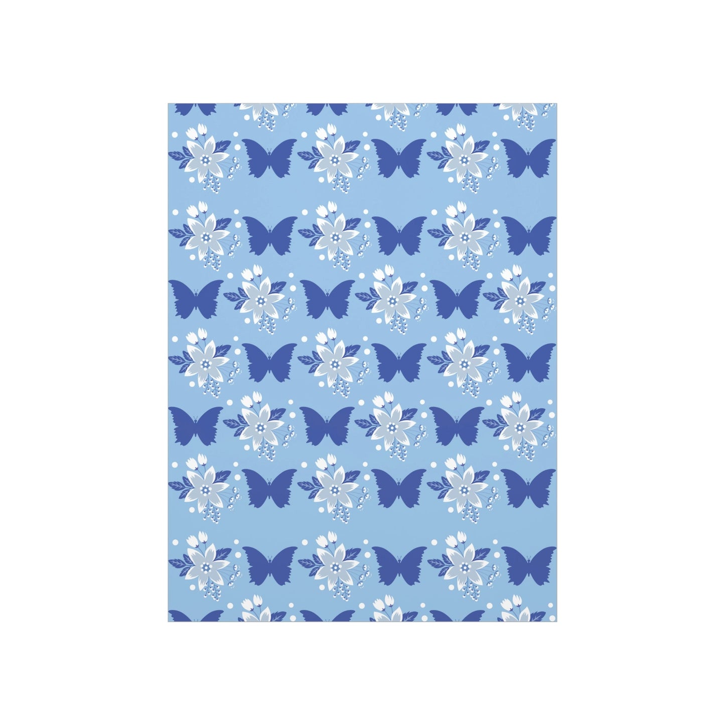 Butterfly Pattern Nature Animal Lovers Modern Art Premium Matte Vertical Posters Ichaku [Perfect Gifts Selection]