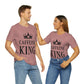 Caffeine King Quotes Coffee Lovers Unisex Jersey Short Sleeve T-Shirt Ichaku [Perfect Gifts Selection]