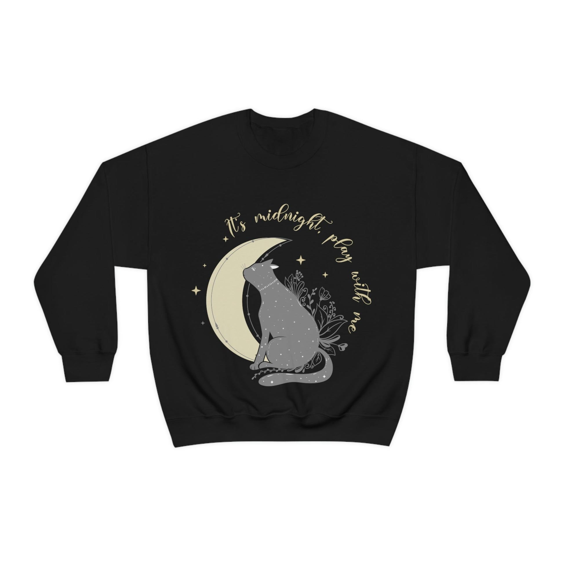 Cat Lover Moon Anime Cartoon Sailor Play with Cat Unisex Heavy Blend™ Crewneck Sweatshirt Ichaku [Perfect Gifts Selection]