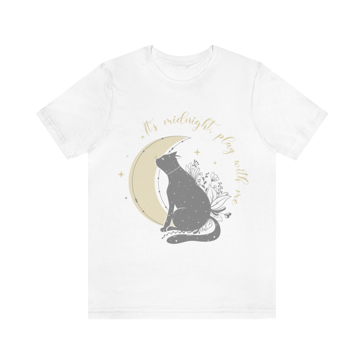 Cat Lover Moon Anime Cartoon Sailor Play with Cat Unisex Jersey Short Sleeve T-Shirt Ichaku [Perfect Gifts Selection]