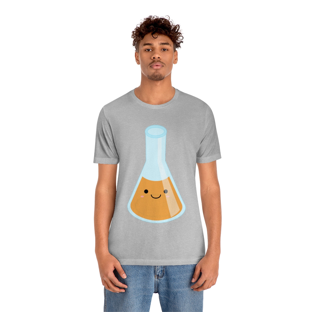 Chemistry Experiment Funny Anime School Funny Science Unisex Jersey Short Sleeve T-Shirt Ichaku [Perfect Gifts Selection]