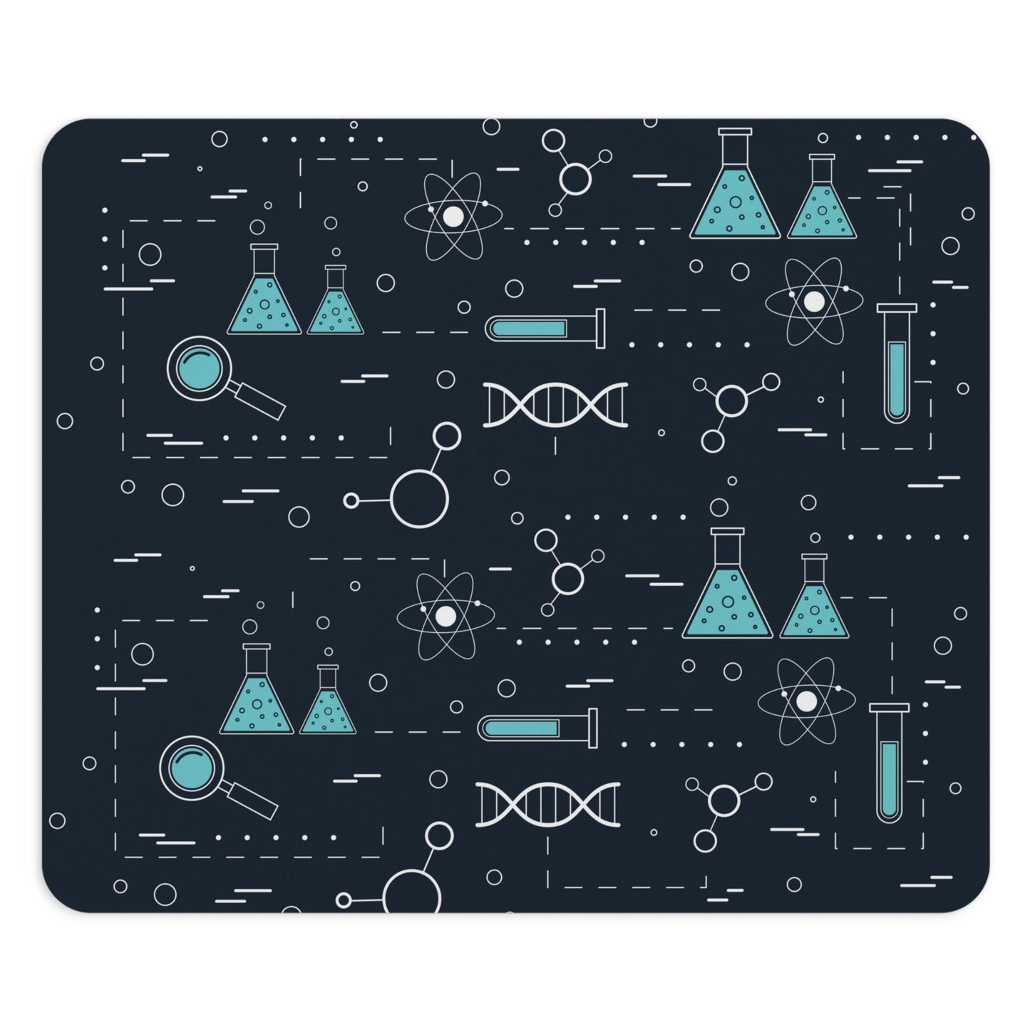 Chemistry Science Biology Pattern Scientist Educational Ergonomic Non-slip Creative Design Mouse Pad Ichaku [Perfect Gifts Selection]