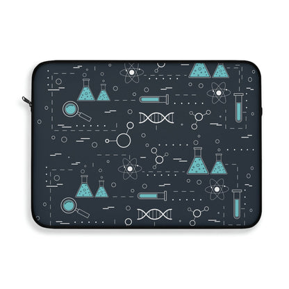 Chemistry Science Biology Pattern Scientist Educational Laptop Sleeve Ichaku [Perfect Gifts Selection]