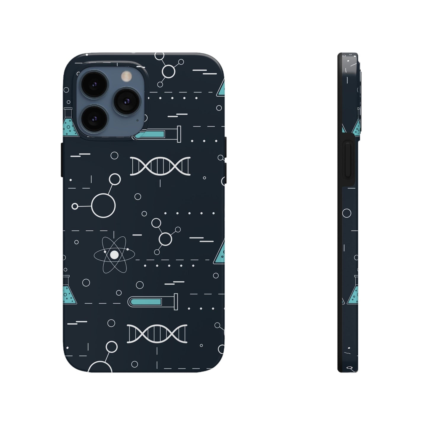 Chemistry Science Biology Pattern Scientist Educational Tough Phone Cases Case-Mate Ichaku [Perfect Gifts Selection]