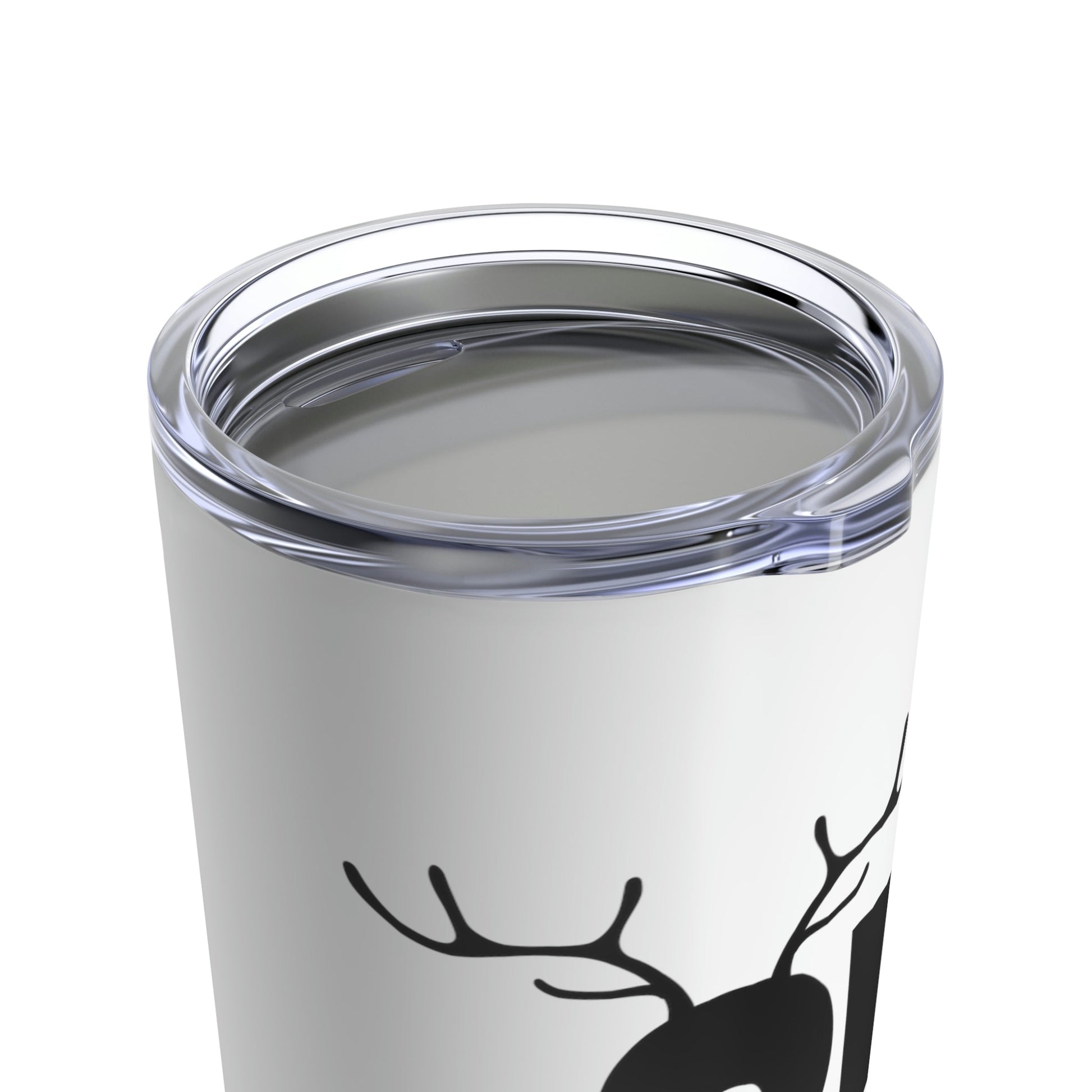 Christmas Deer Funny Text Slogan Stainless Steel Hot or Cold Vacuum Tumbler 20oz Ichaku [Perfect Gifts Selection]