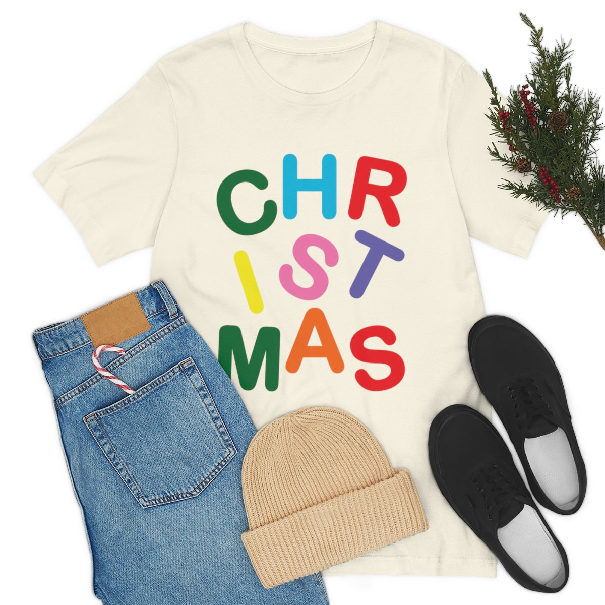 Christmas Gift New Year Slogan Unisex Jersey Short Sleeve T-Shirt Ichaku [Perfect Gifts Selection]