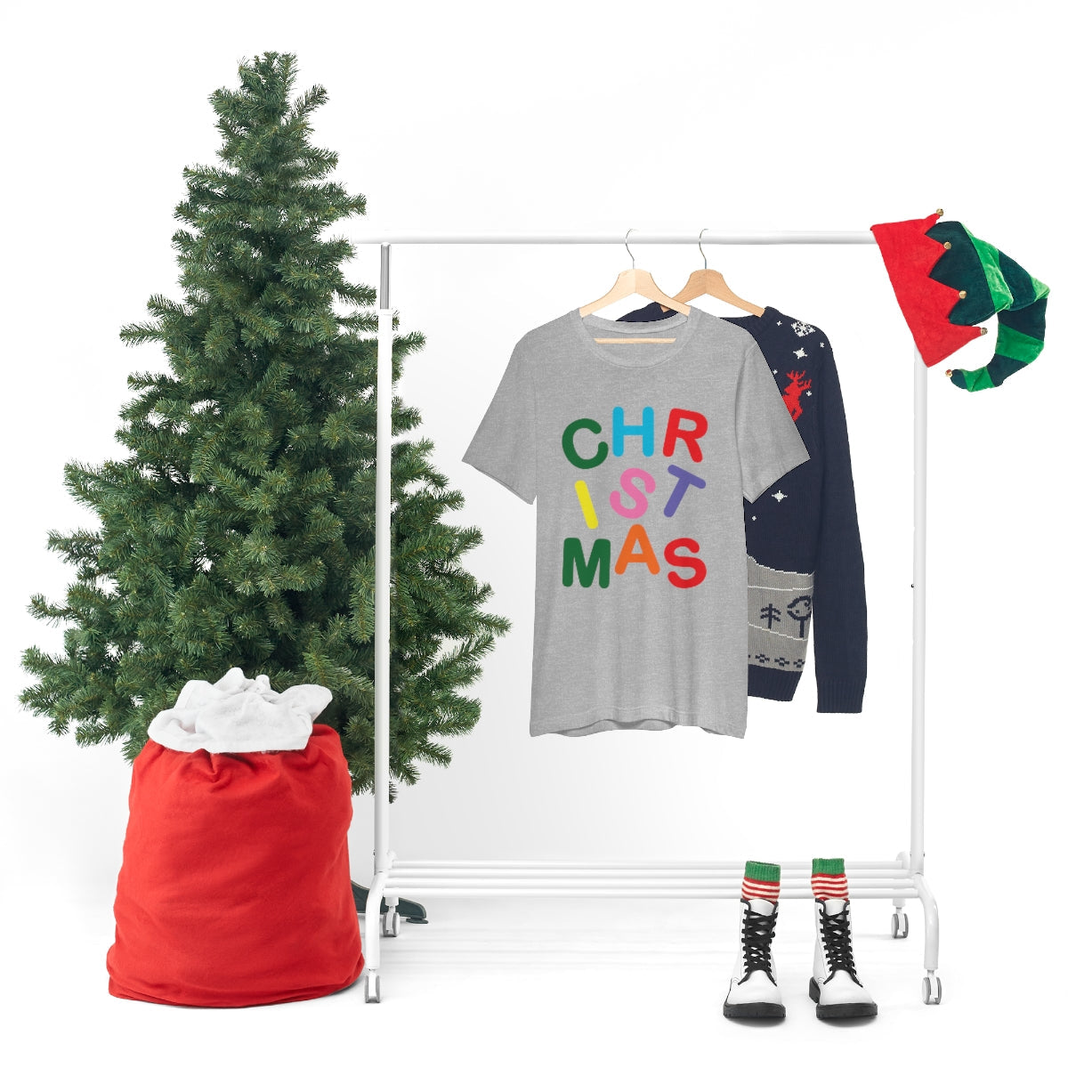 Christmas Gift New Year Slogan Unisex Jersey Short Sleeve T-Shirt Ichaku [Perfect Gifts Selection]