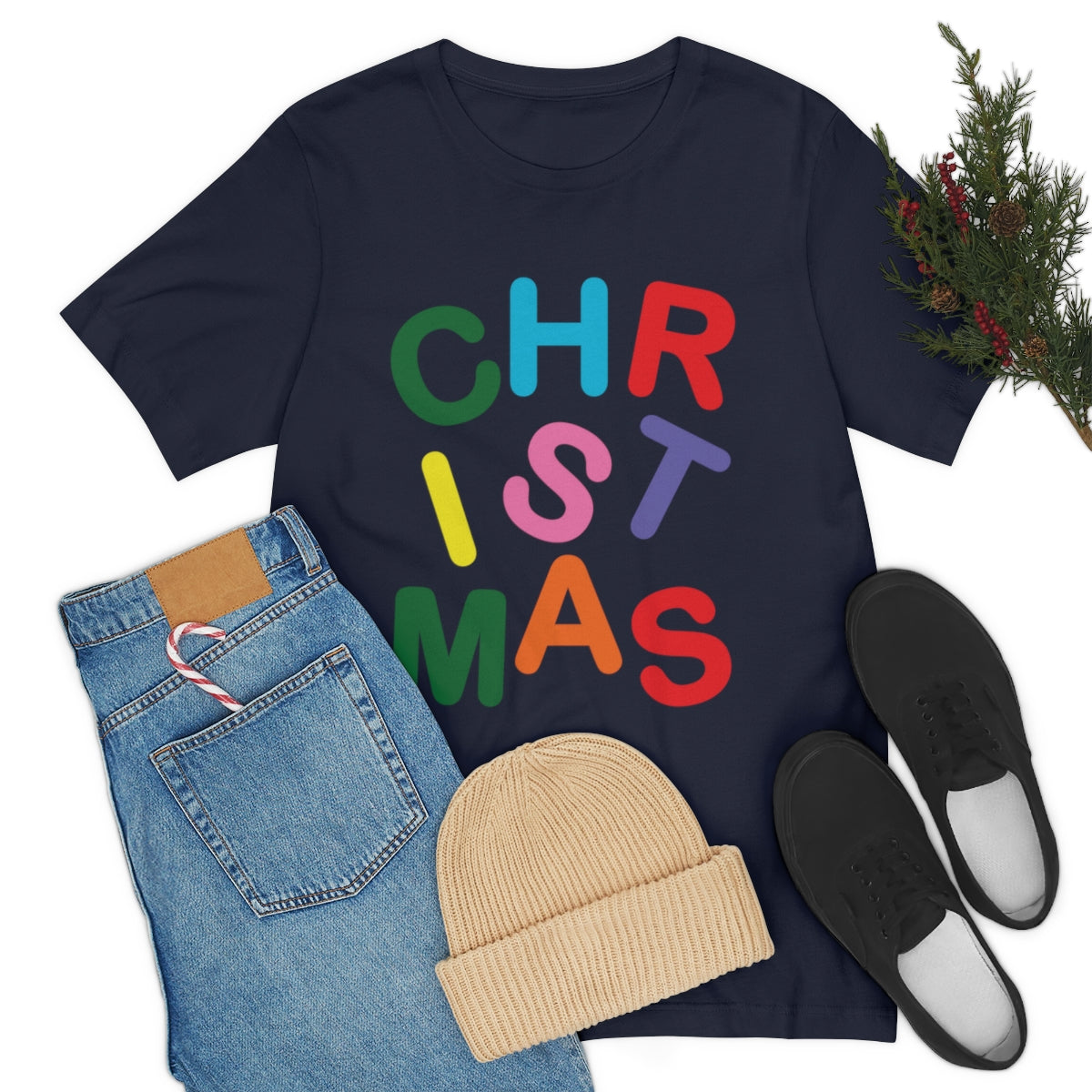 Christmas Gift New Year Slogan Unisex Jersey Short Sleeve T-Shirt Ichaku [Perfect Gifts Selection]