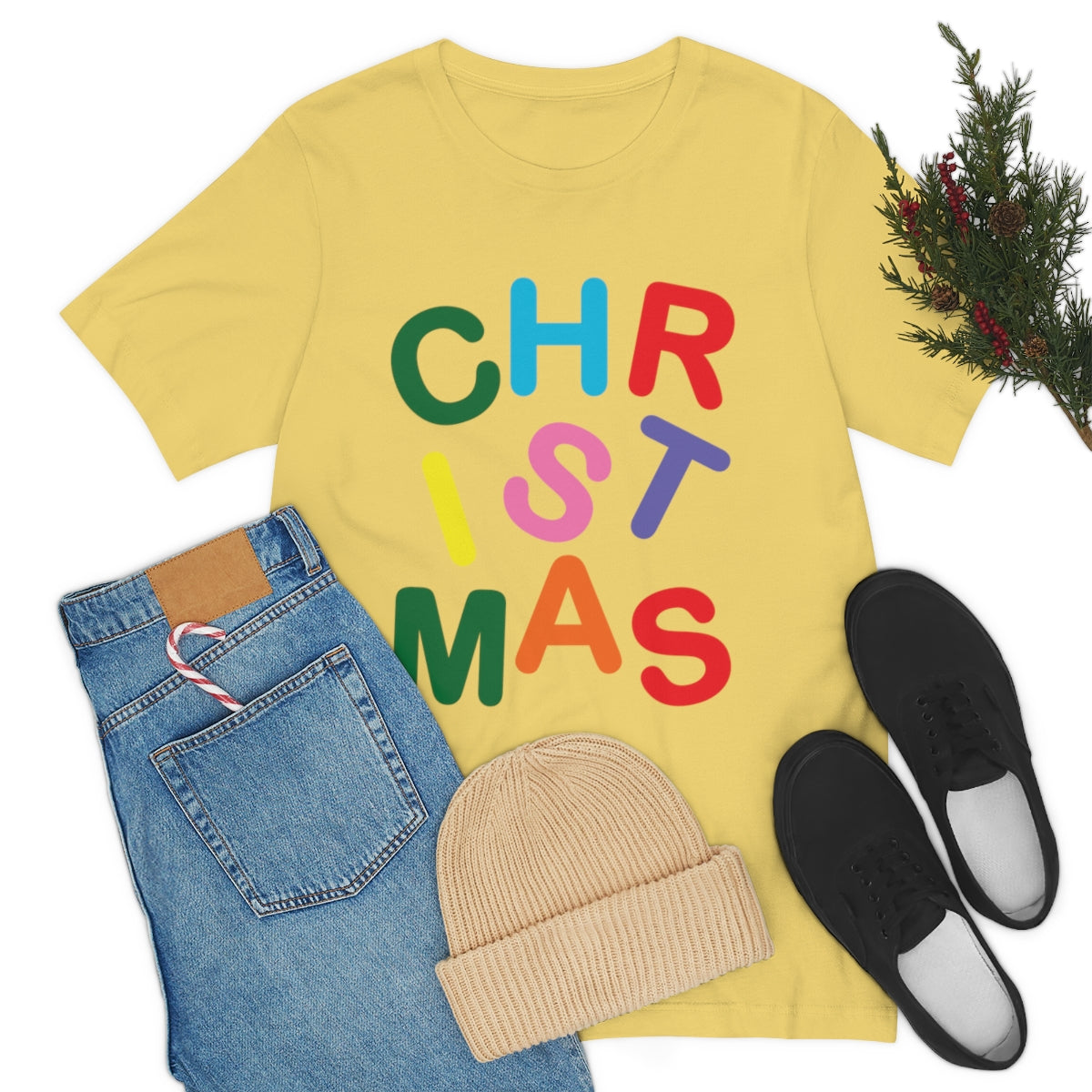 Christmas Gift New Year Slogan Unisex Jersey Short Sleeve T-Shirt Ichaku [Perfect Gifts Selection]