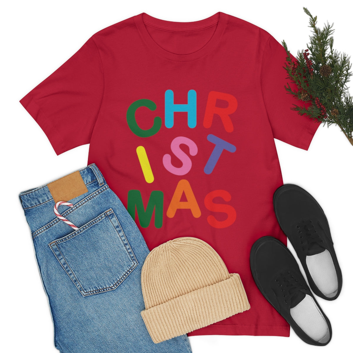 Christmas Gift New Year Slogan Unisex Jersey Short Sleeve T-Shirt Ichaku [Perfect Gifts Selection]