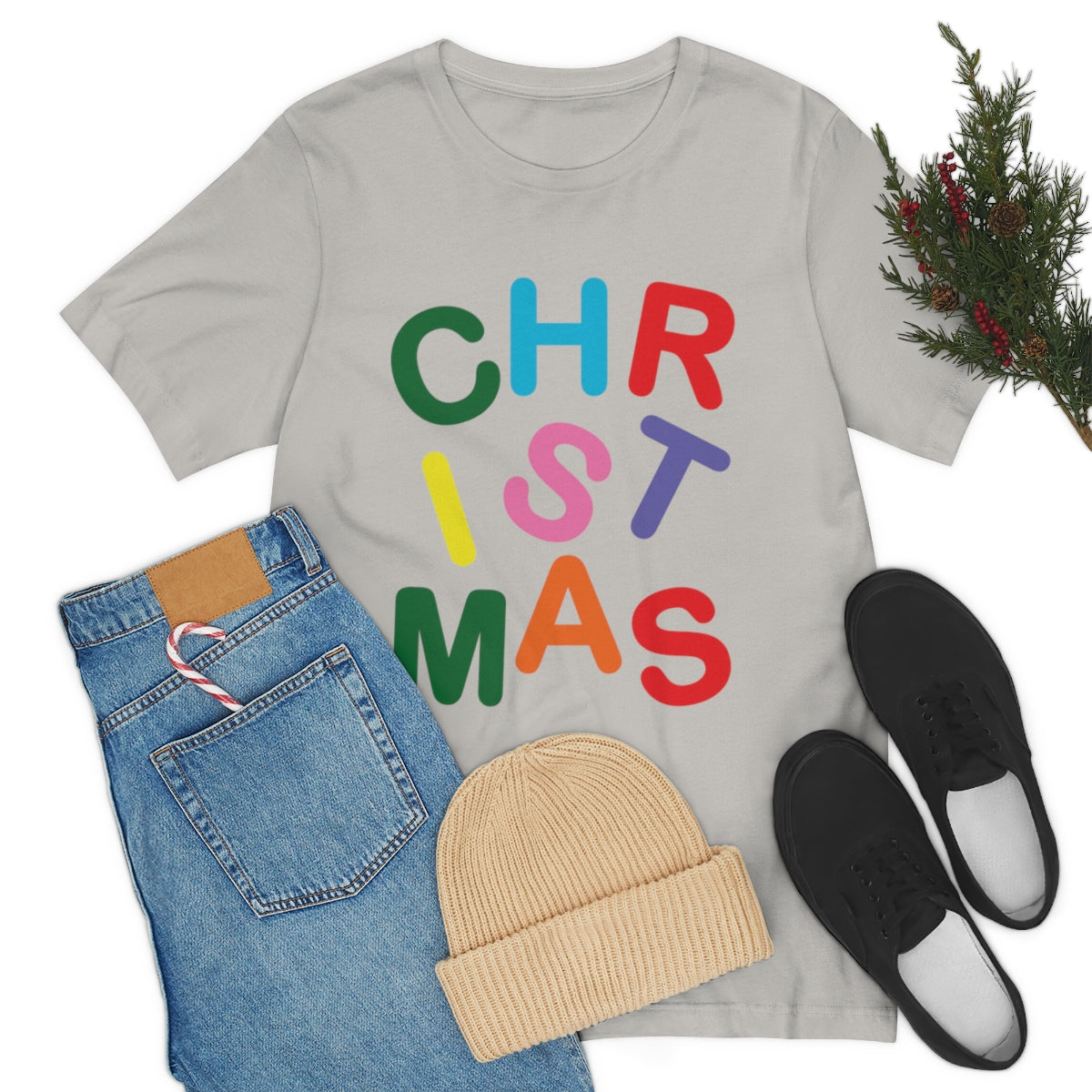 Christmas Gift New Year Slogan Unisex Jersey Short Sleeve T-Shirt Ichaku [Perfect Gifts Selection]