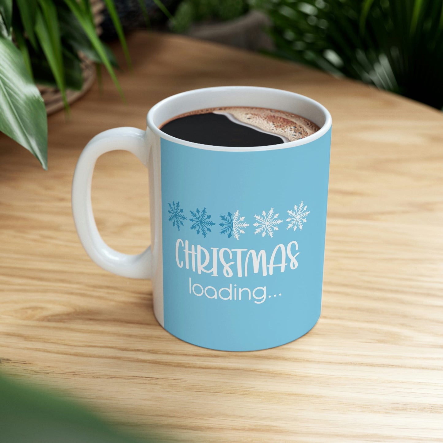 Christmas Loading Funny Snow Setup Ceramic Mug 11oz Ichaku [Perfect Gifts Selection]