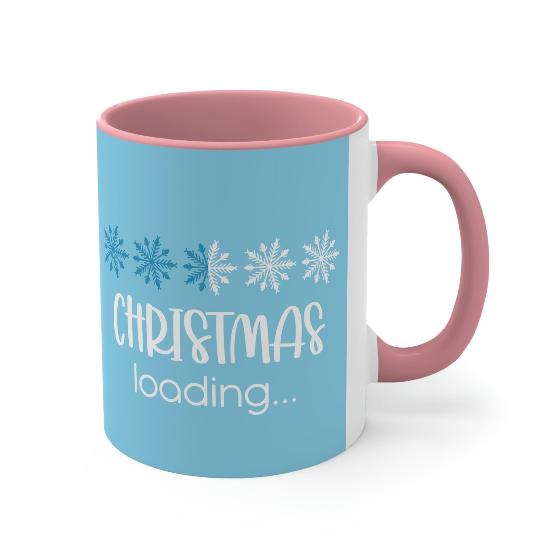 Christmas Loading Funny Snow Setup Classic Accent Coffee Mug 11oz Ichaku [Perfect Gifts Selection]