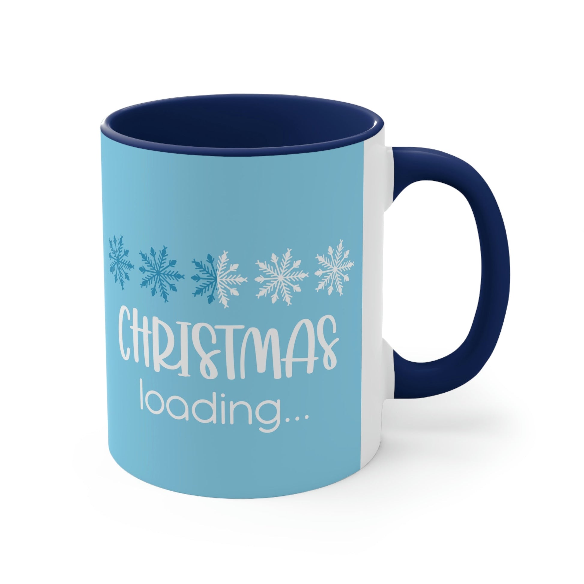 Christmas Loading Funny Snow Setup Classic Accent Coffee Mug 11oz Ichaku [Perfect Gifts Selection]