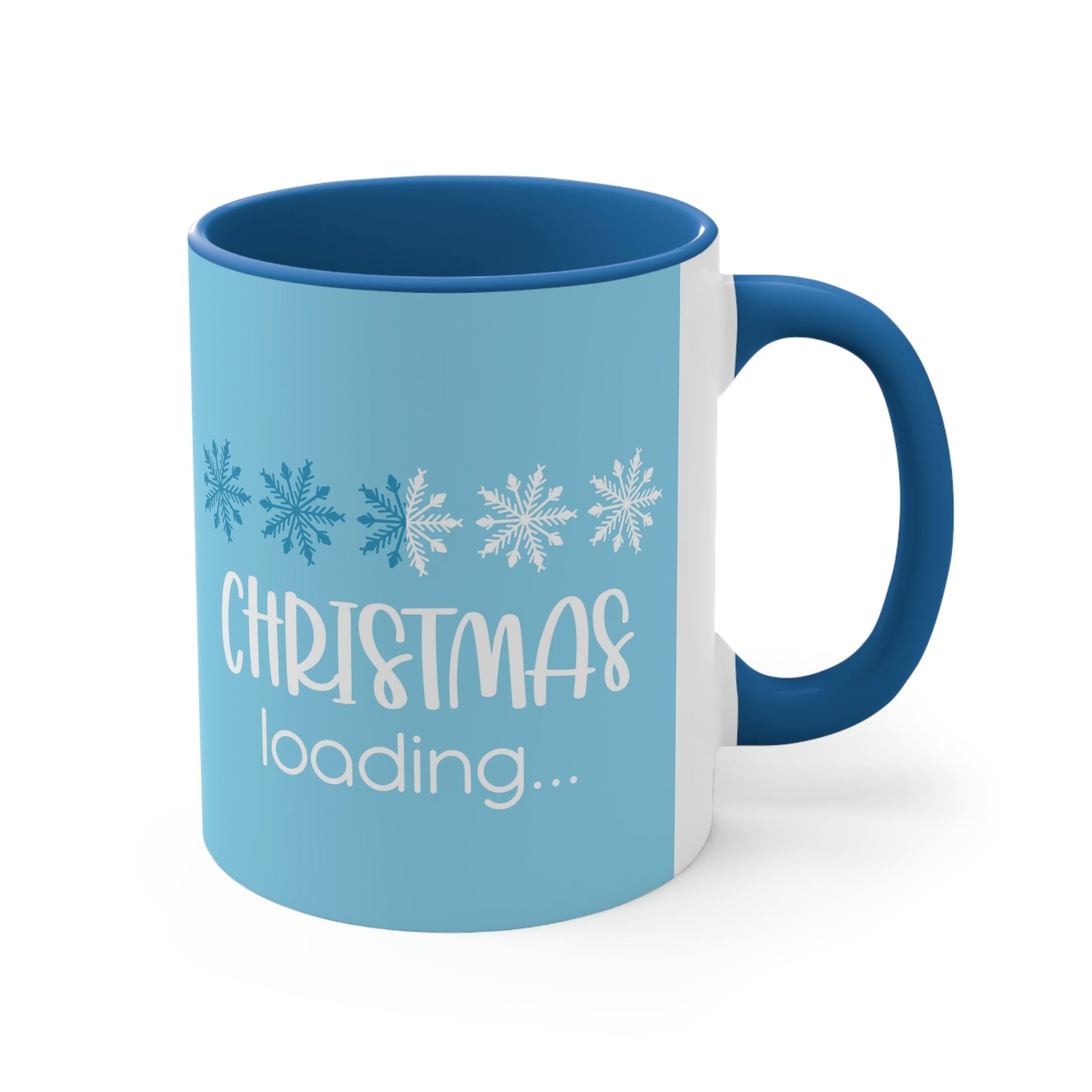 Christmas Loading Funny Snow Setup Classic Accent Coffee Mug 11oz Ichaku [Perfect Gifts Selection]