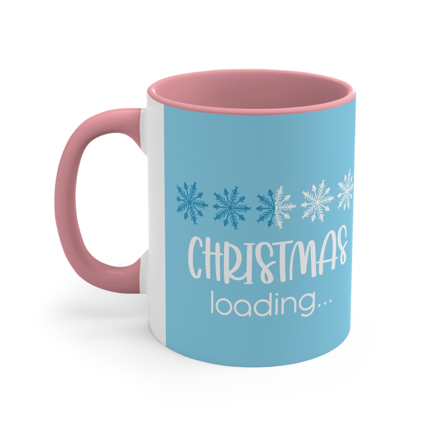 Christmas Loading Funny Snow Setup Classic Accent Coffee Mug 11oz Ichaku [Perfect Gifts Selection]