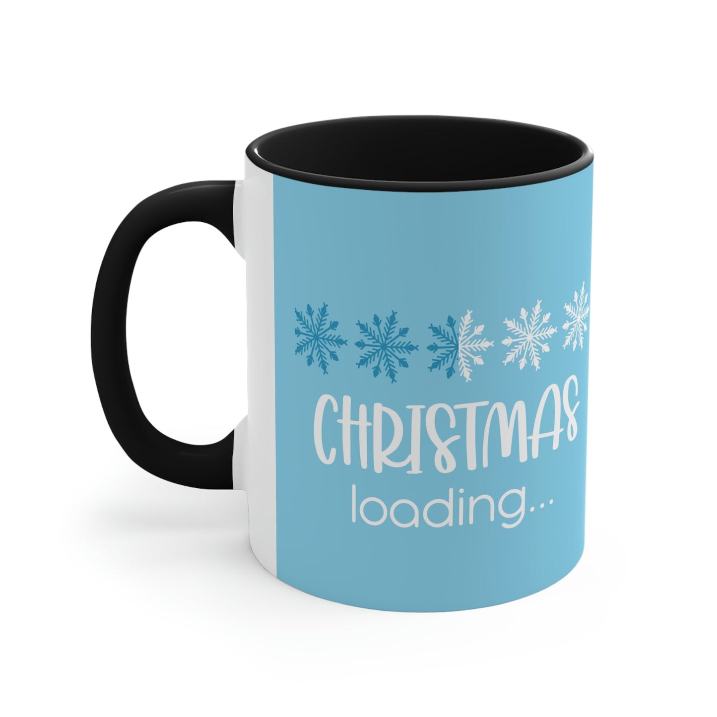 Christmas Loading Funny Snow Setup Classic Accent Coffee Mug 11oz Ichaku [Perfect Gifts Selection]