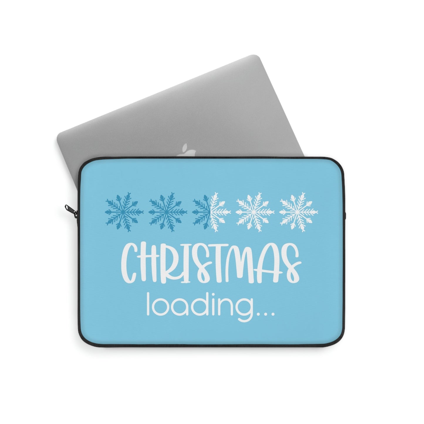Christmas Loading Funny Snow Setup Laptop Sleeve Ichaku [Perfect Gifts Selection]
