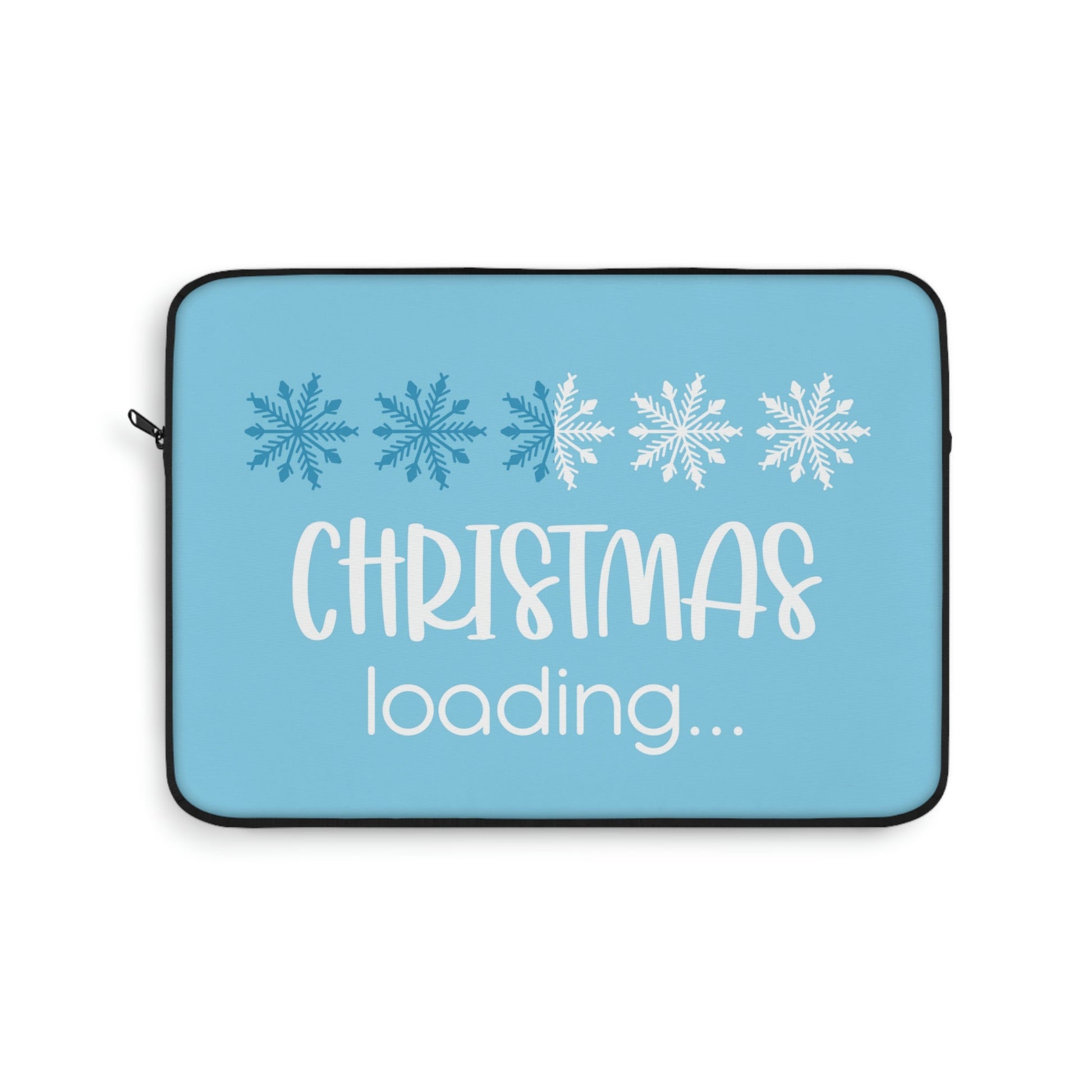 Christmas Loading Funny Snow Setup Laptop Sleeve Ichaku [Perfect Gifts Selection]