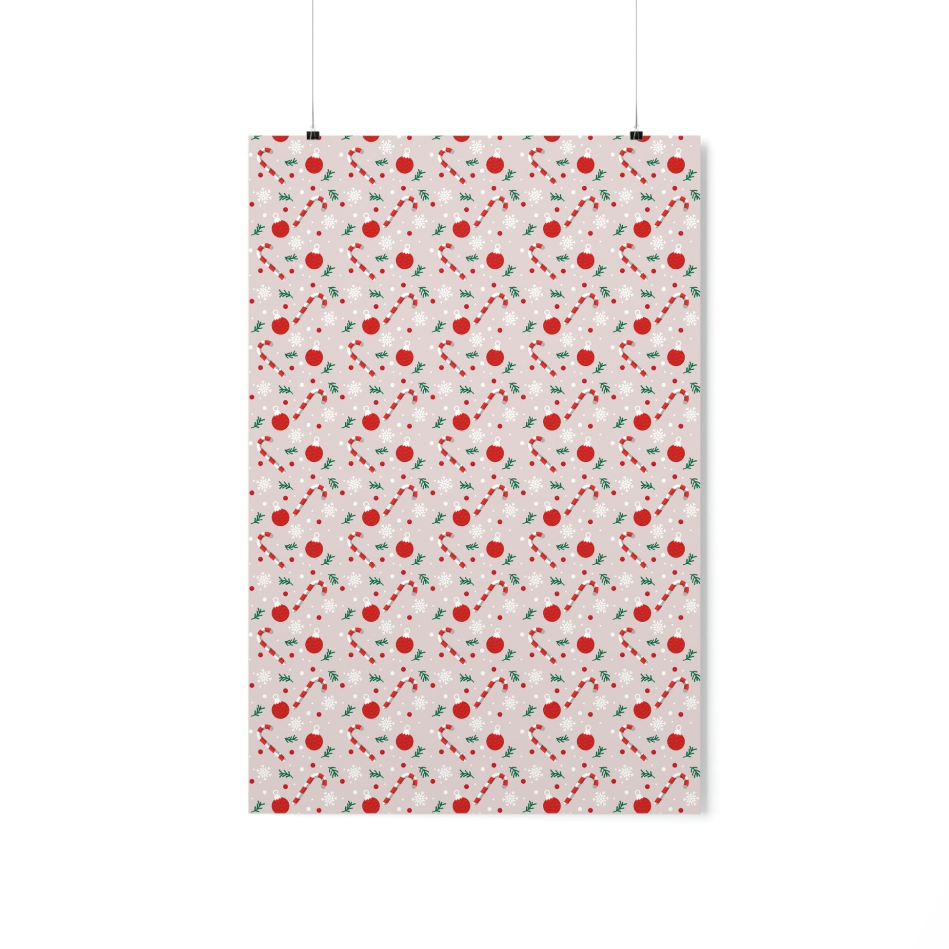 Christmas Pattern Art Premium Matte Vertical Posters Ichaku [Perfect Gifts Selection]