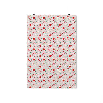 Christmas Pattern Art Premium Matte Vertical Posters Ichaku [Perfect Gifts Selection]