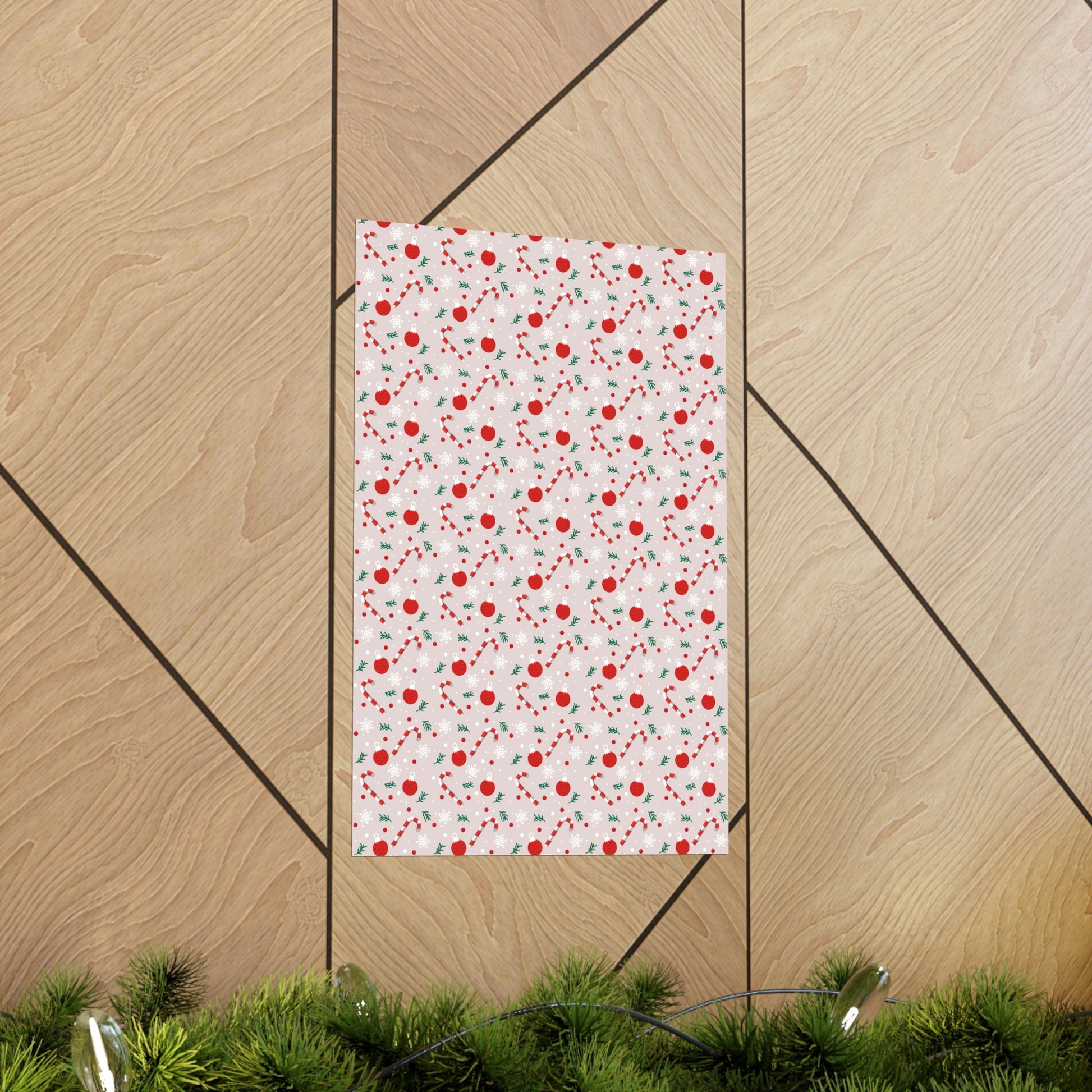 Christmas Pattern Art Premium Matte Vertical Posters Ichaku [Perfect Gifts Selection]