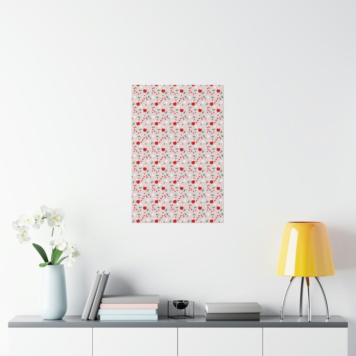 Christmas Pattern Art Premium Matte Vertical Posters Ichaku [Perfect Gifts Selection]