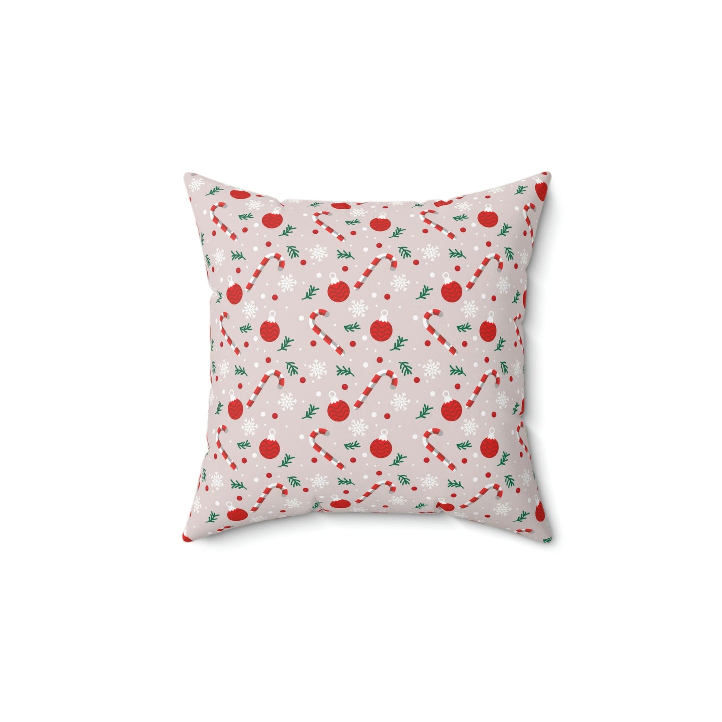 Christmas Pattern Spun Polyester Square Pillow Ichaku [Perfect Gifts Selection]