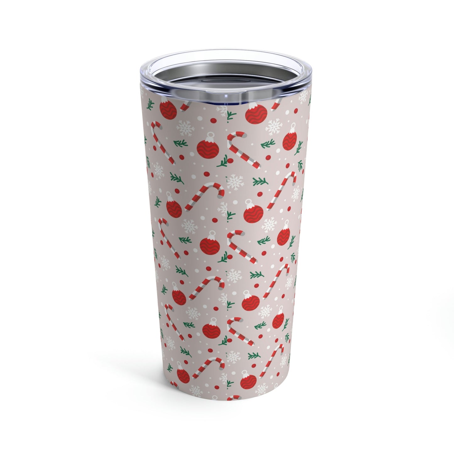 Christmas Pattern Stainless Steel Hot or Cold Vacuum Tumbler 20oz Ichaku [Perfect Gifts Selection]